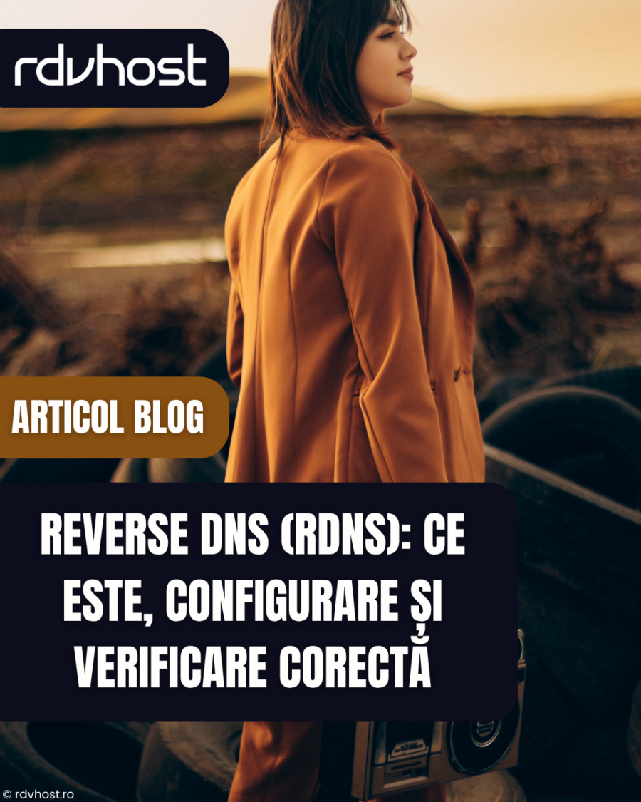 schema Reverse DNS explicatie functionare rDNS server